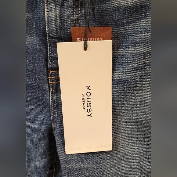 MOUSSY VINTAGE Jeans Otis Flare Hi High Rise Jeans In Blue Size 24 - Picture 6 of 8